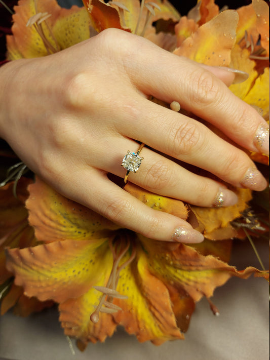 3 Ct Cushion Moissanite Eternity Band