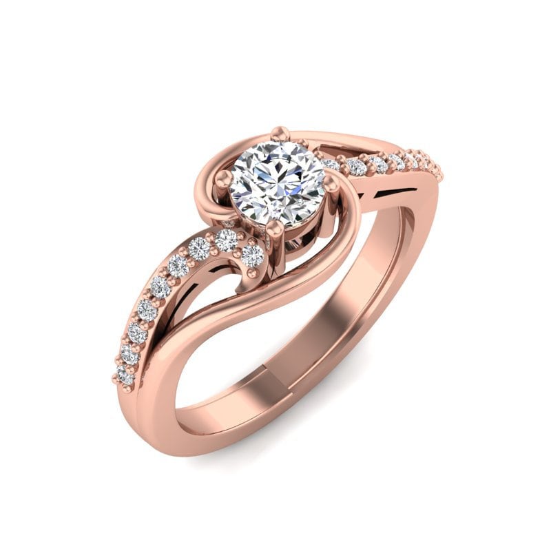 1,5 Karat IGI-zertifizierter Labor-Diamant Solitär-Verlobungsring Moissanite engagement ring in 935er Argentium Silber — custom handcrafted by Forever For Love