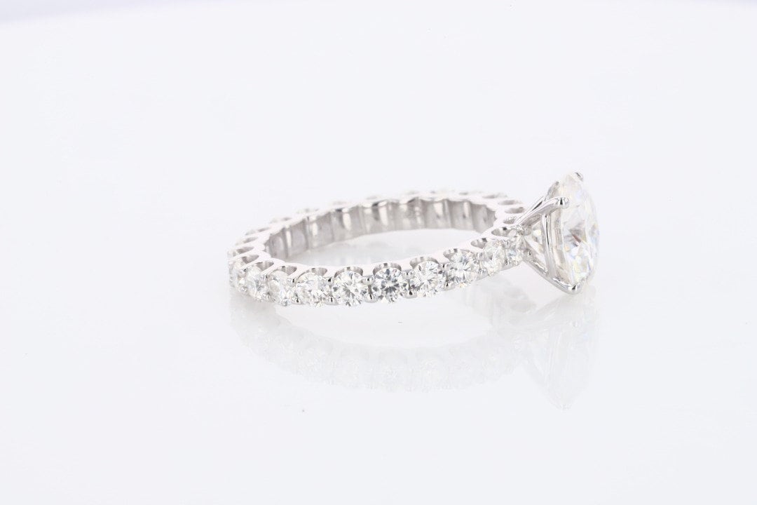 2 Ct Round Moissanite Eternity Band