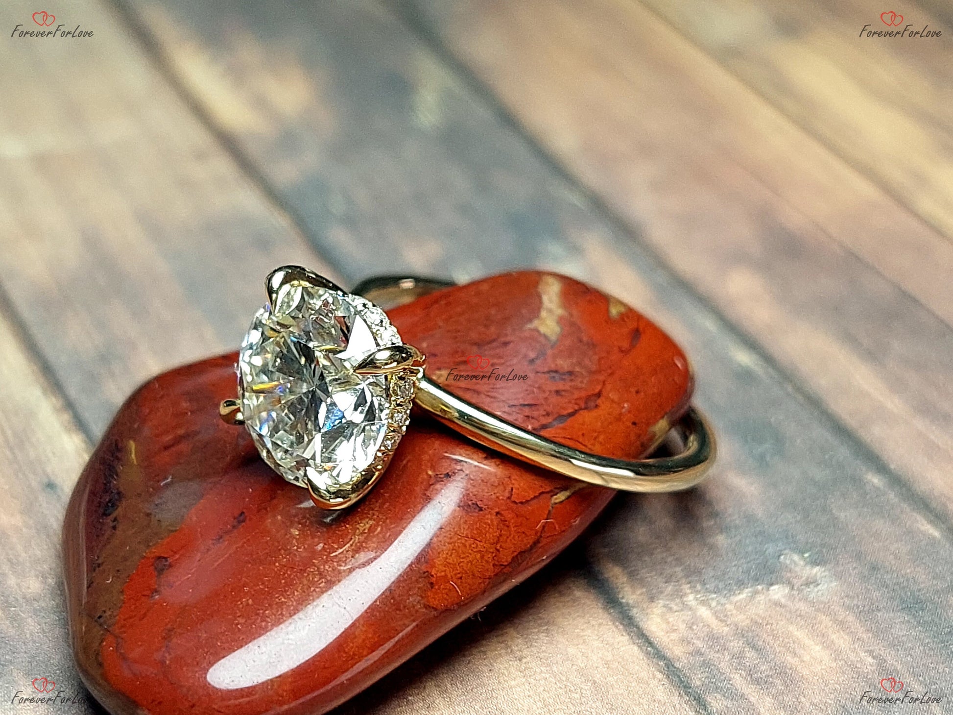 3 Ct IGI Certified Round Lab Diamond Solitaire Engagement Ring