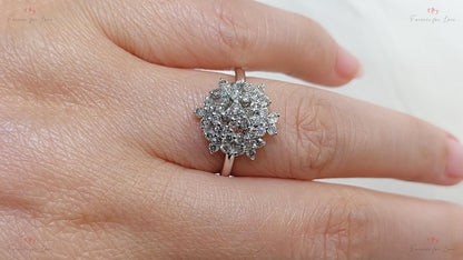 Round Lab Diamond Engagement Ring