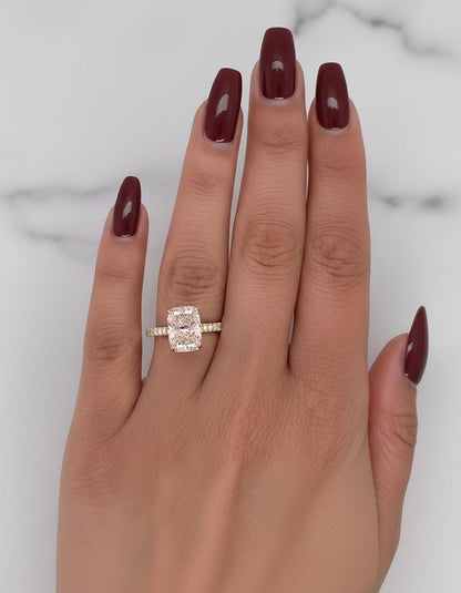 1.8 Ct IGI Certified Cushion Lab Diamond Solitaire Engagement Ring