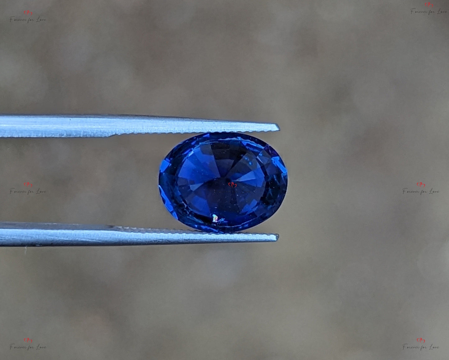 Cornflower Blue Sapphire 4.07 Carats, Natural Ceylon Oval shaped Loose Gemstone, 10.45 x 8.3 x 6mm, Custom Jewelry Gift for Her Moissanite engagement ring in Gold or Platinum — custom handcrafted by Forever For Love