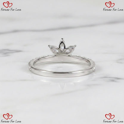 Marquise Lab Diamond Stacking Ring