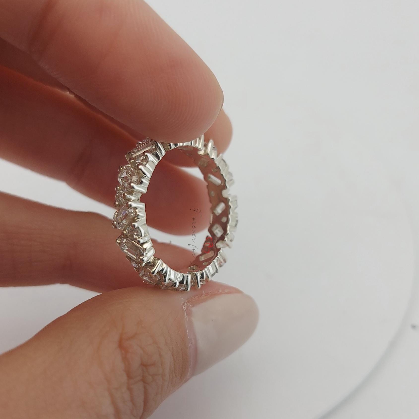 Baguette Diamond Full Eternity Band