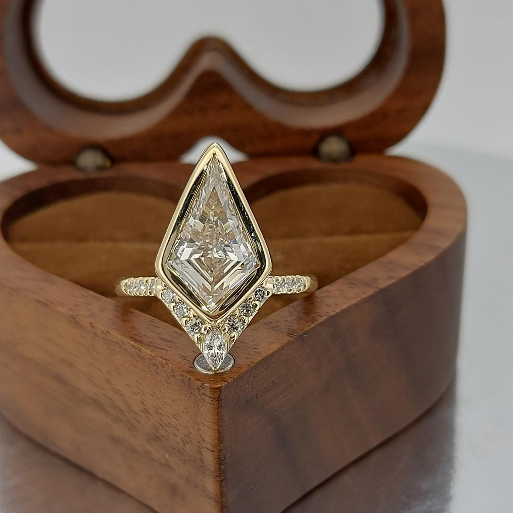3 Ct IGI Certified Lab Diamond Engagement Ring