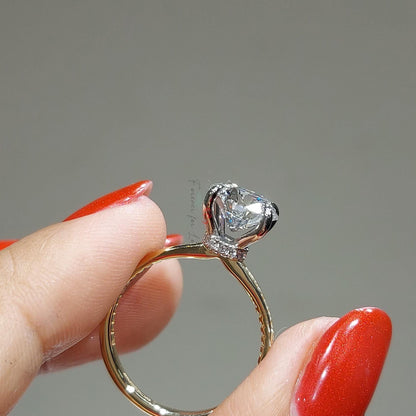 2 Ct IGI Certified Round Lab Diamond Solitaire Engagement Ring