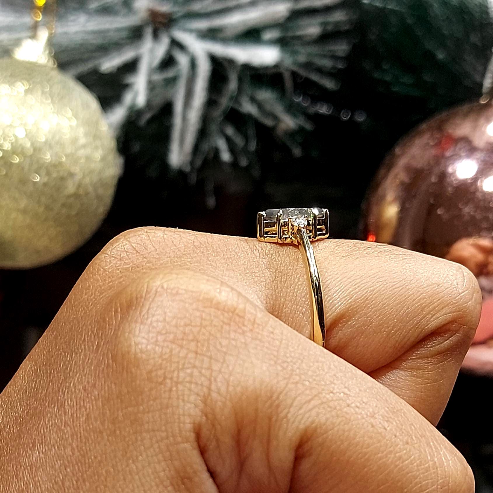 1.5 Ct Marquise Diamond Engagement Ring