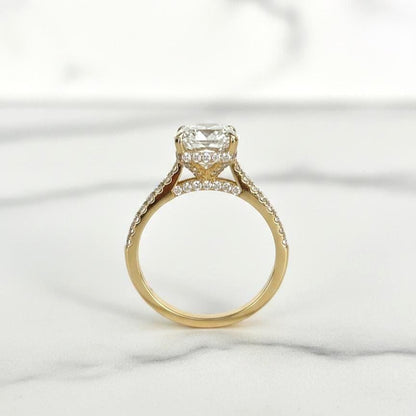 1.8 Ct IGI Certified Cushion Lab Diamond Solitaire Engagement Ring