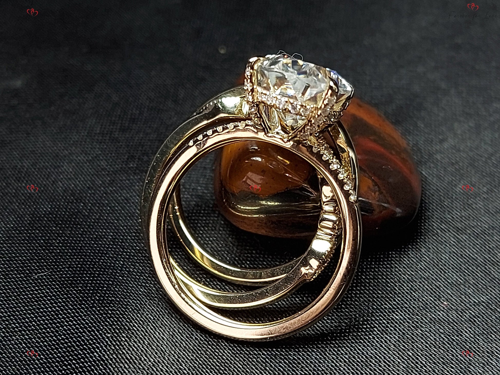 Oval Diamond, Moissanite Engagement Ring