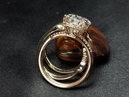 Oval Diamond, Moissanite Engagement Ring