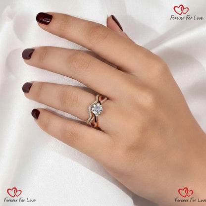 Round Lab Diamond Engagement Ring