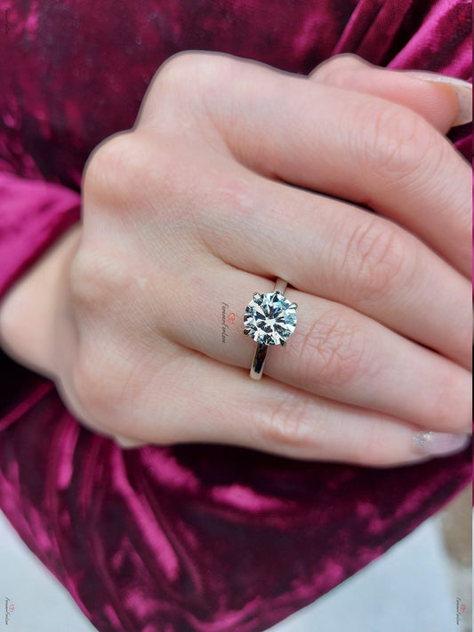 2 Ct Round Diamond Solitaire Engagement Ring