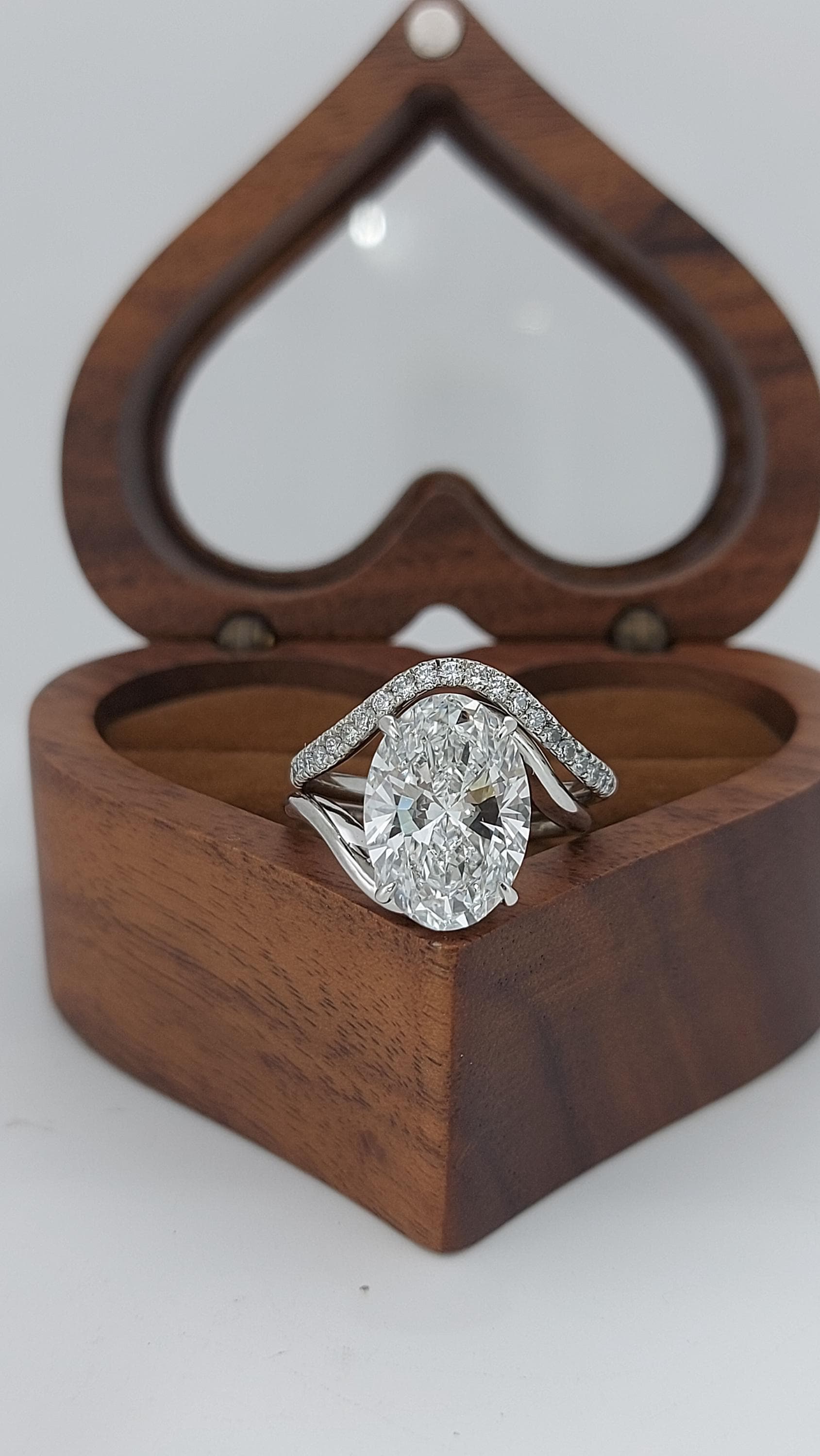 4.5 Ct Oval Lab Diamond Eternity Band