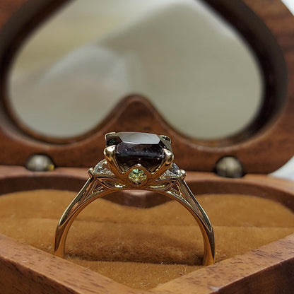 Radiant Lab Diamond Engagement Ring