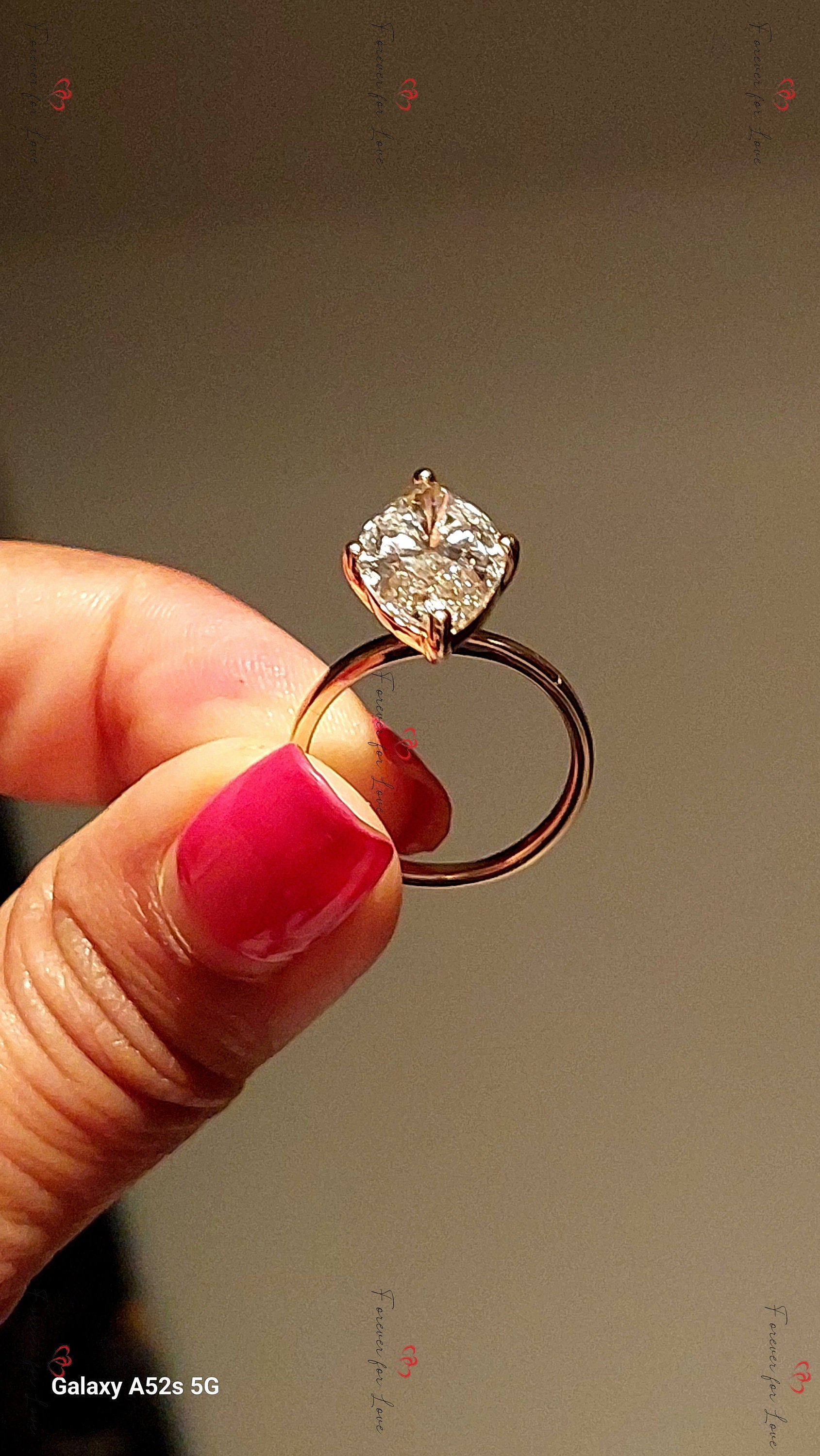 4.12 Ct IGI Certified Marquise Lab Diamond Engagement Ring