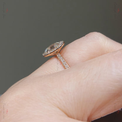 1.50 Ct IGI Certified Oval Lab Diamond Solitaire Engagement Ring