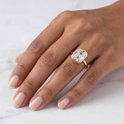 3 Ct IGI Certified Cushion Lab Diamond Engagement Ring