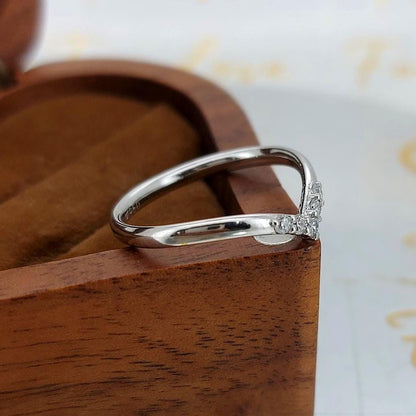 Round Lab Diamond Stacking Ring