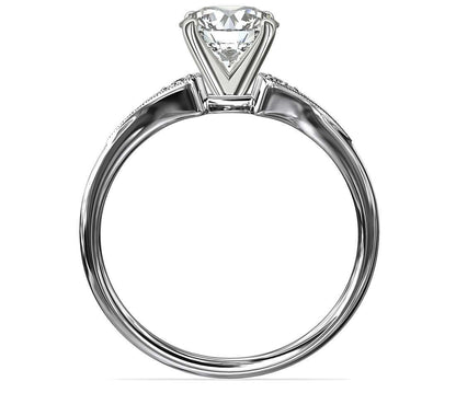 2 Ct Round Natural Diamond Solitaire Ring
