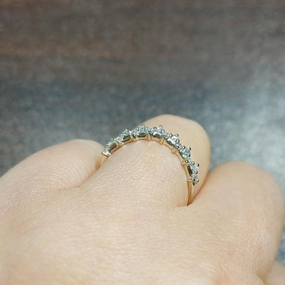 0.20 Ct Round Lab Diamond Stacking Ring