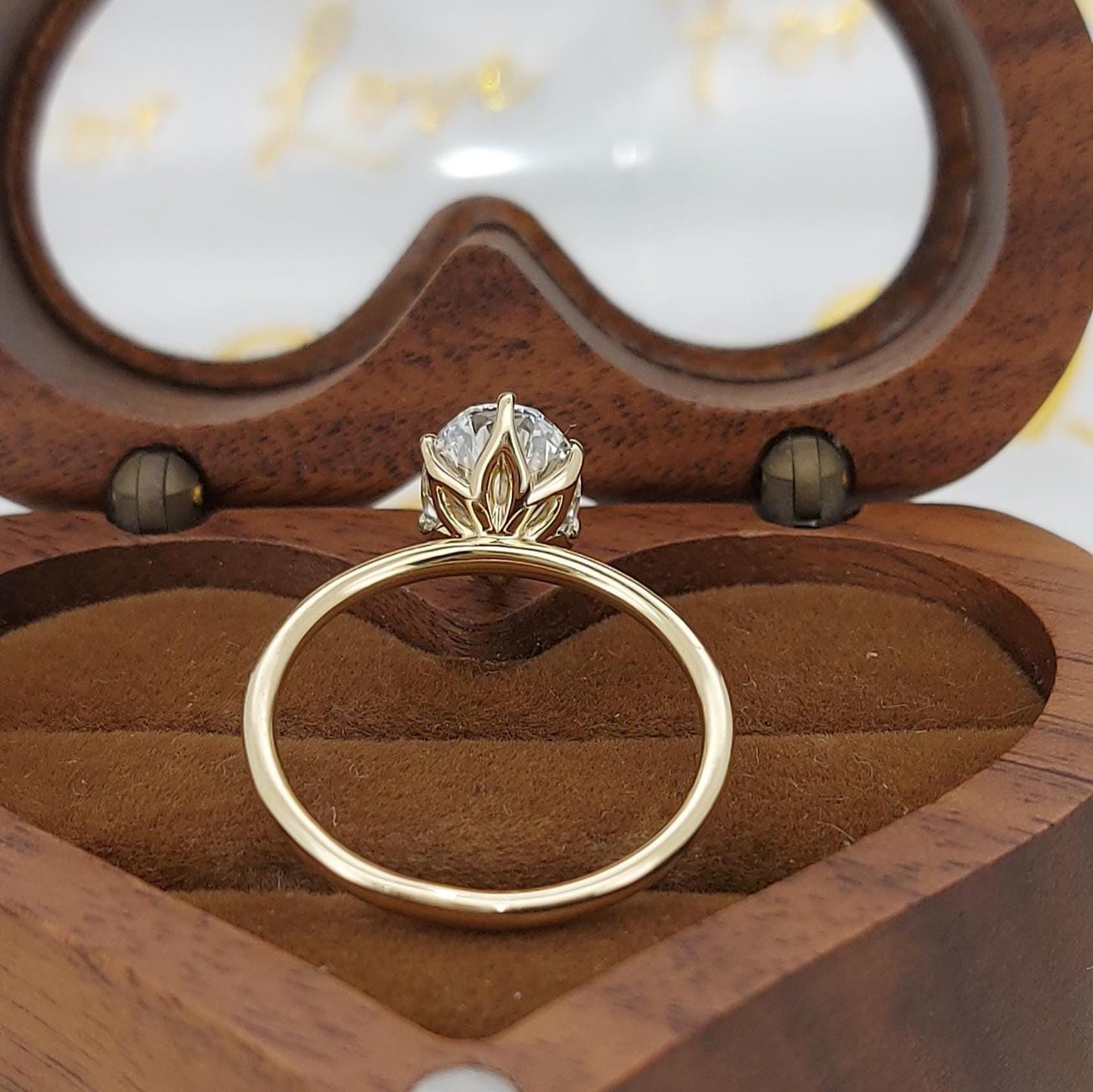 2.5 Ct IGI Certified Oval Lab Diamond Engagement Ring with Tulip Setting Oval cut 1Ct Moissanite Brilliant Cut engagement ring in 935 Argentium Silver — custom handcrafted by Forever For Love