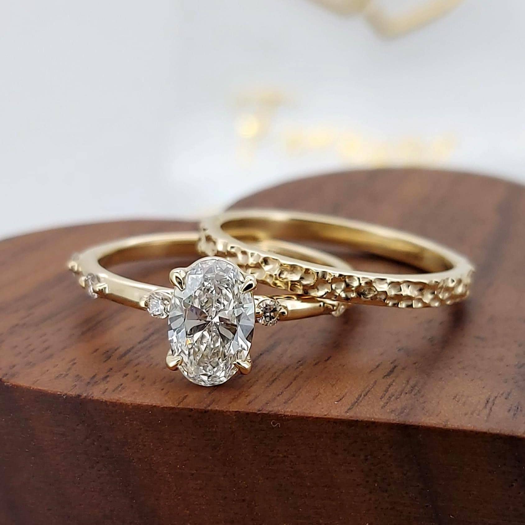 1 Ct IGI Certified Oval Lab Diamond Solitaire Engagement Ring