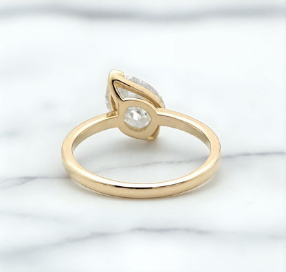 4ct E, VVS2, IGI Certified Marquise Ring, Unique design, Marquise Diamond Engagement ring, Lab Diamond, Anniversary Ring, Perfect gift.