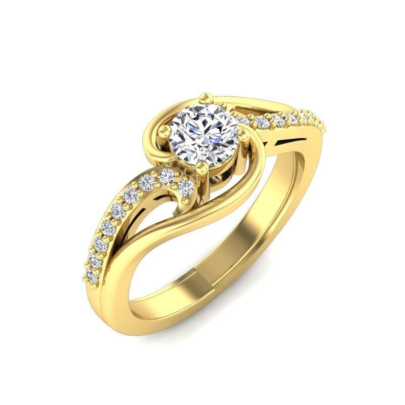 1.5 Ct IGI Certified Lab Diamond Solitaire Engagement Ring
