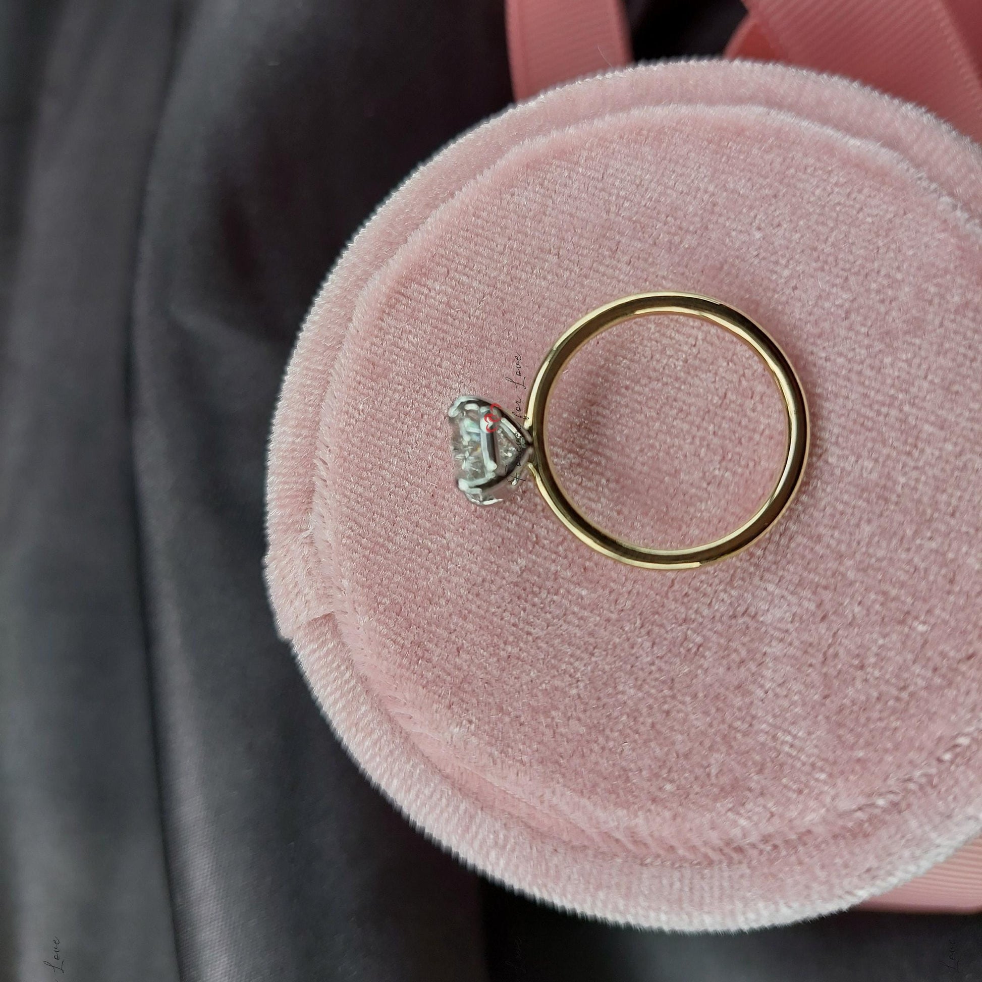 Oval Lab Diamond Solitaire Engagement Ring