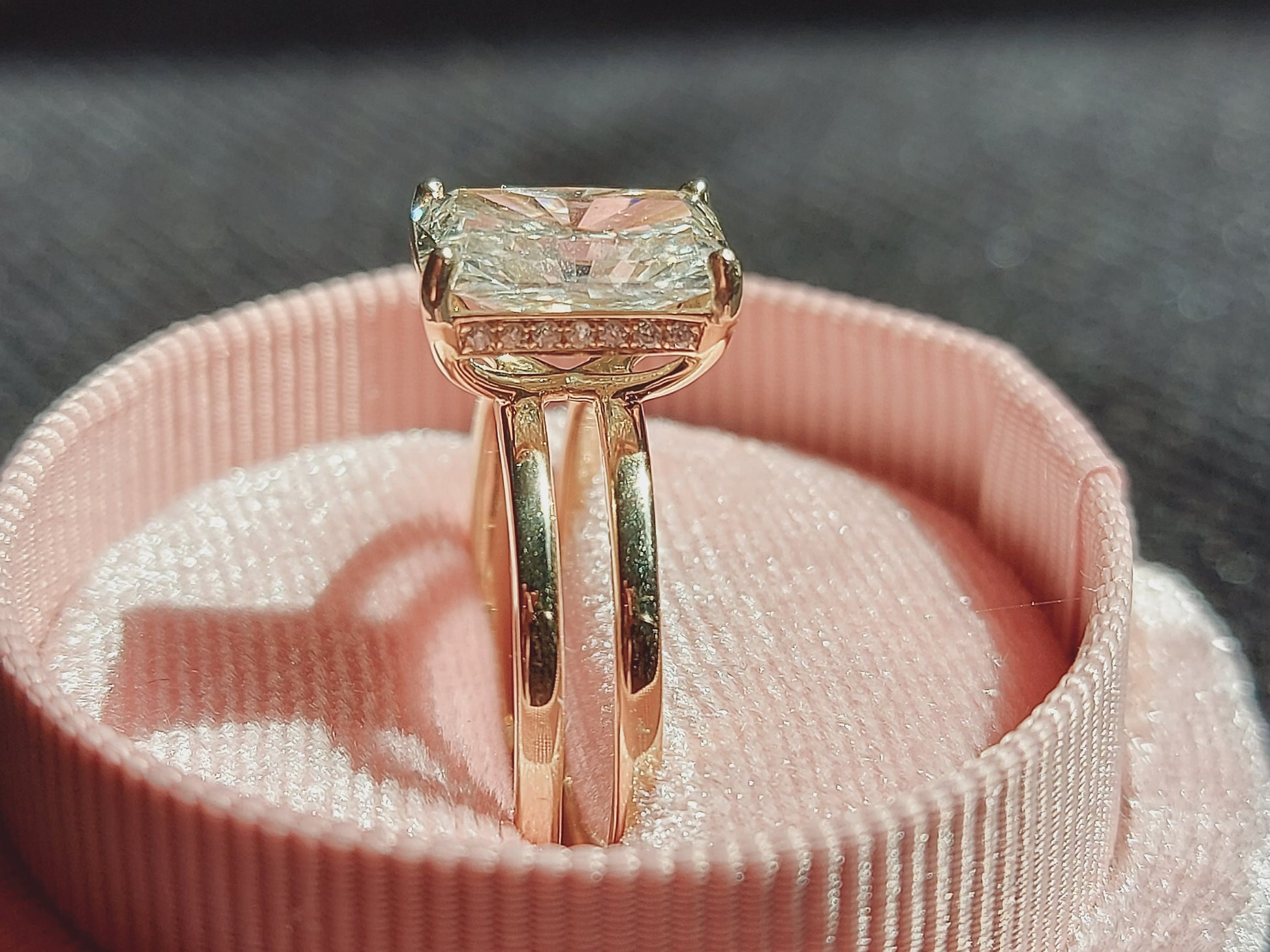 2.6 Ct IGI Certified Radiant Lab Diamond Solitaire Engagement Ring
