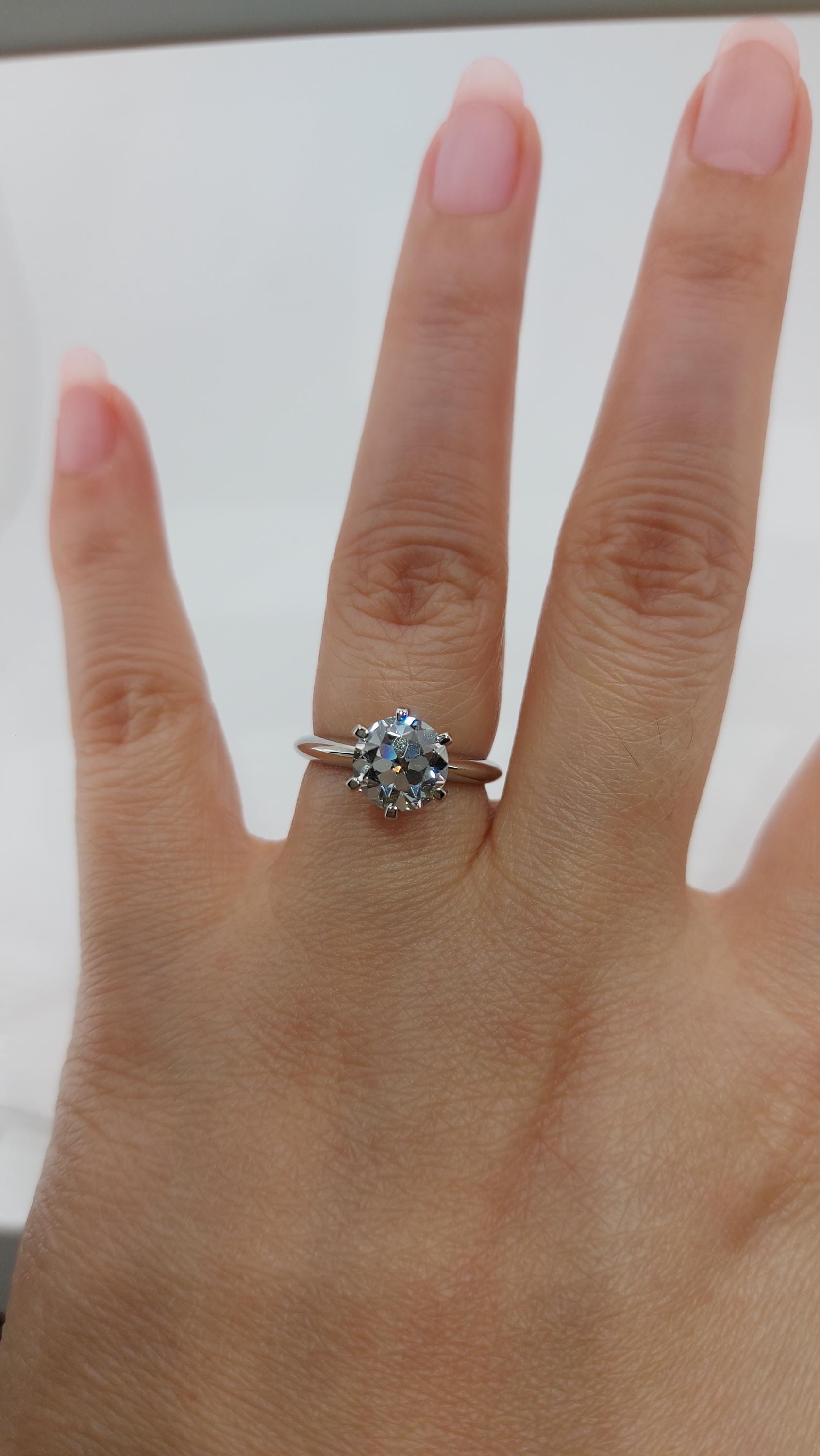 2 Ct Round Diamond Solitaire Engagement Ring