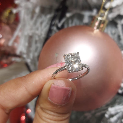 2 Ct IGI Certified Cushion Lab Diamond Engagement Ring
