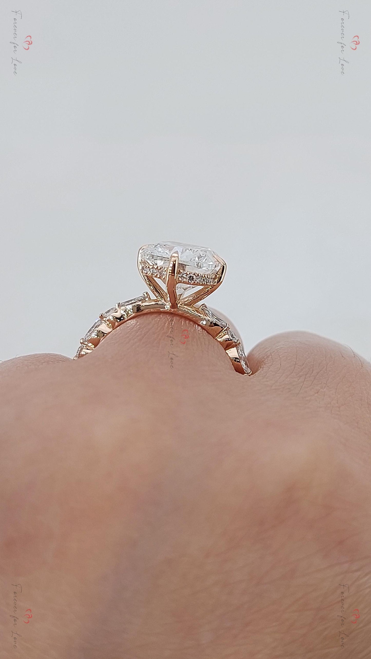 6 Ct IGI Certified E VVS2 Cushion Lab Diamond Solitaire Engagement Ring Cushion cut 1Ct Moissanite Brilliant Cut engagement ring in 935 Argentium Silver — custom handcrafted by Forever For Love