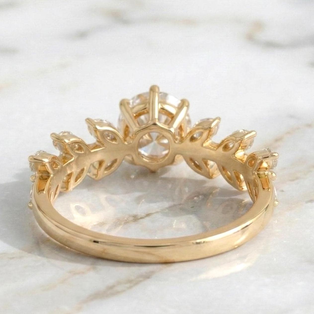 IGI Certified Marquise Lab Diamond Ring