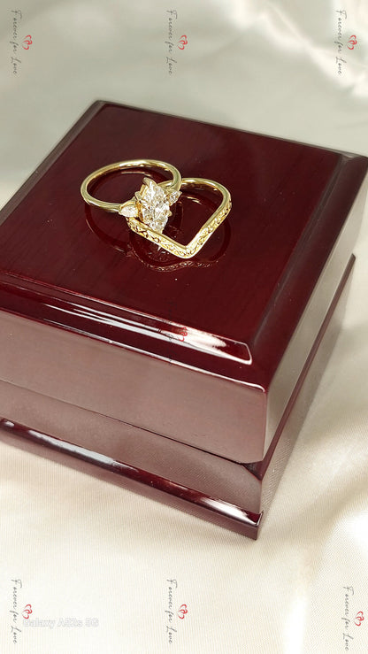 1.5 Ct Marquise Lab Diamond Band