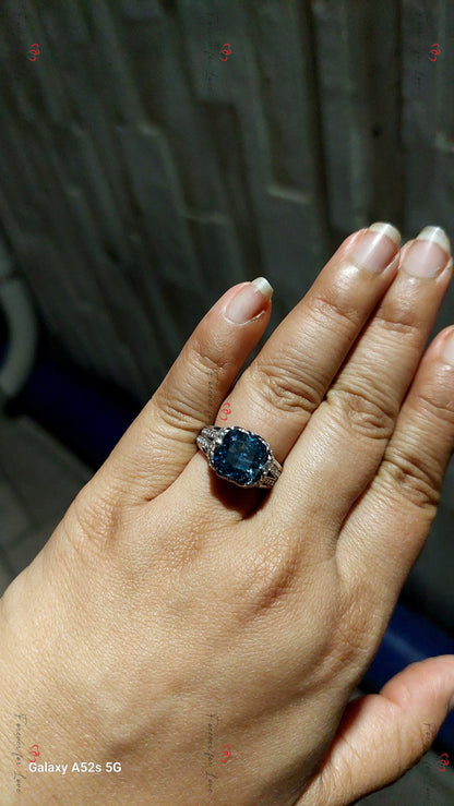 5.0 Ct Cushion Lab Diamond Engagement Ring