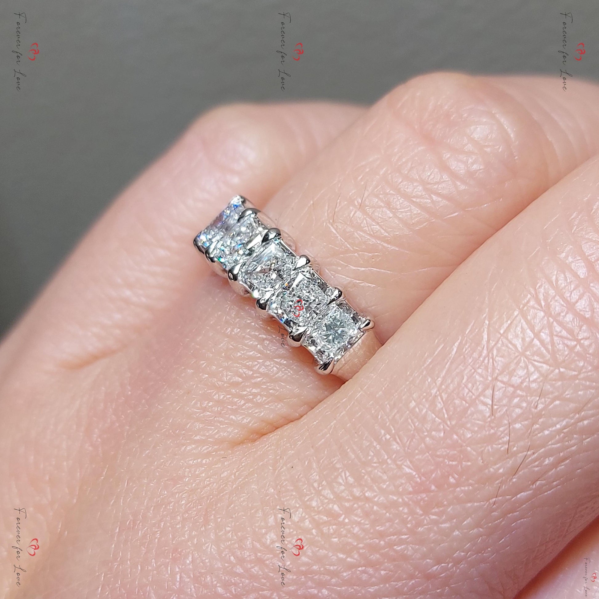 Radiant Lab Diamond Half Eternity Band