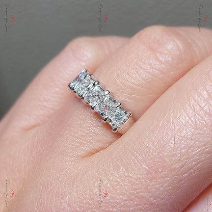 Radiant Lab Diamond Half Eternity Band