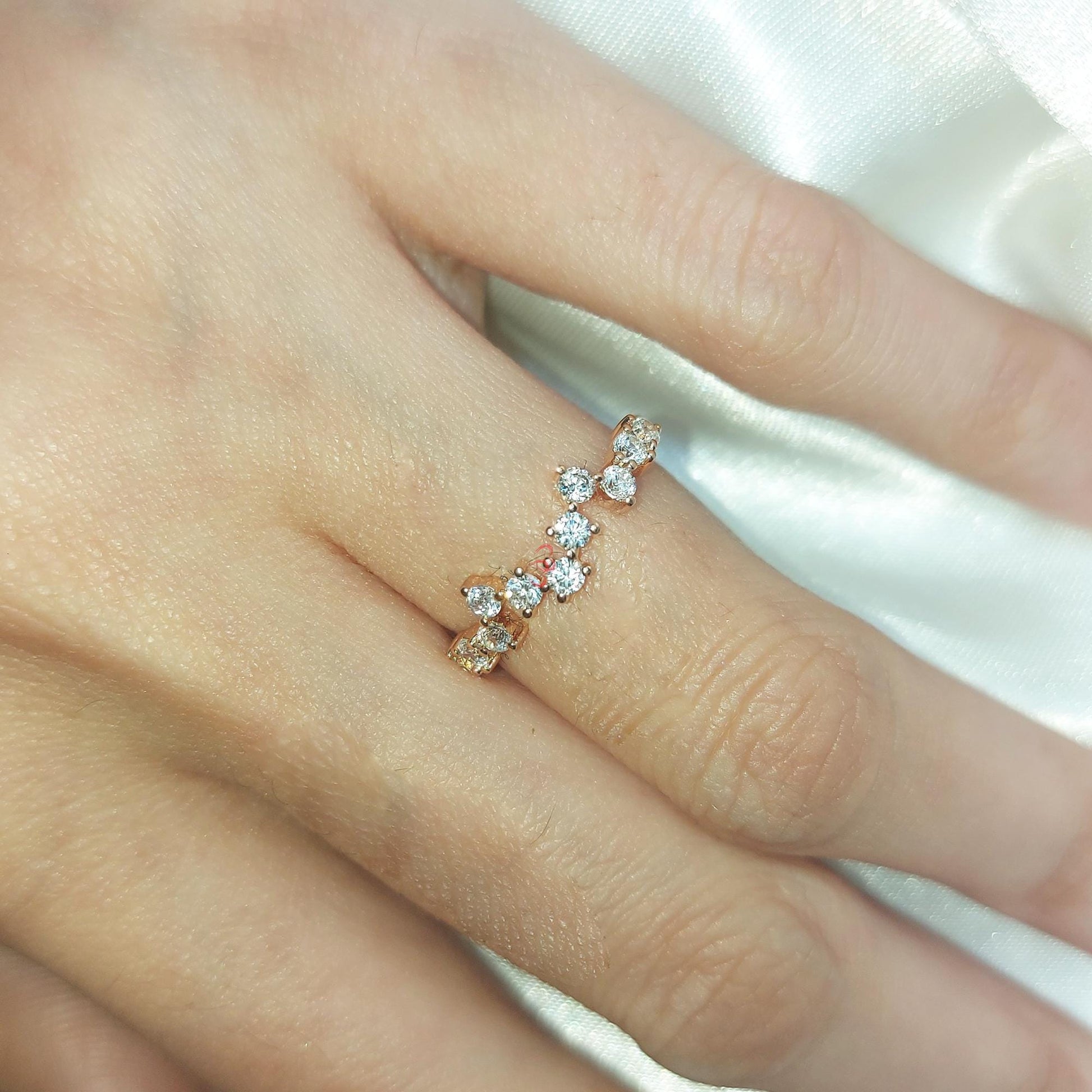 0.20 Ct Lab Diamond Engagement Ring