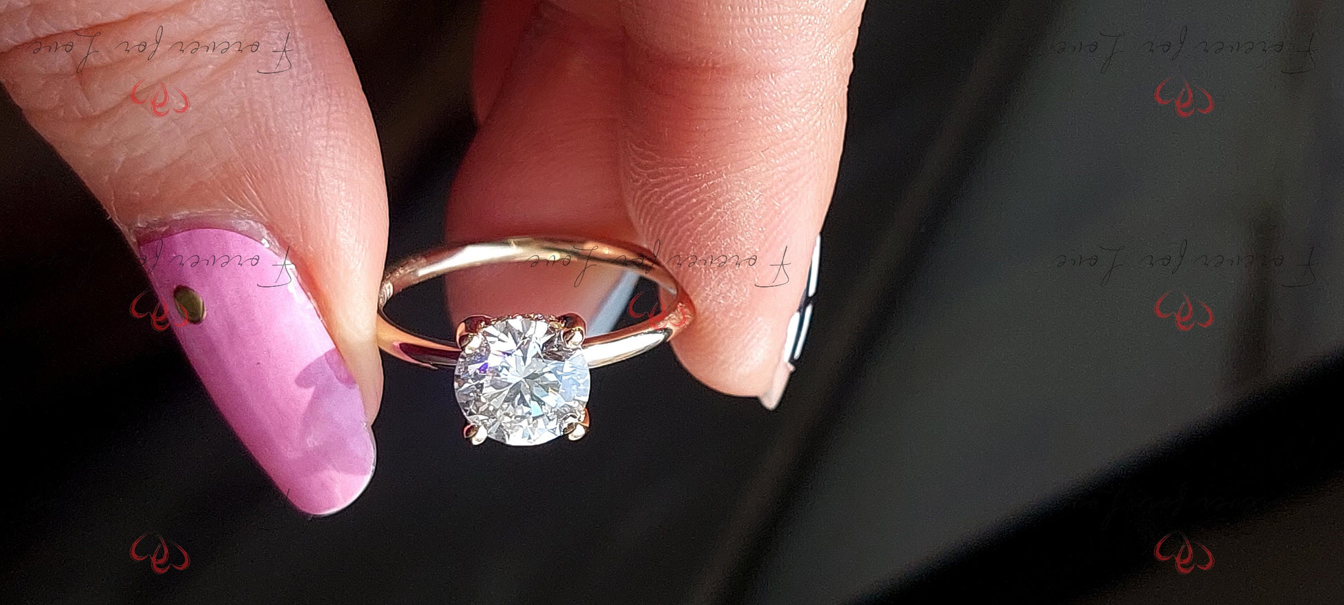 1.5 Ct IGI Certified Round Lab Diamond Engagement Ring