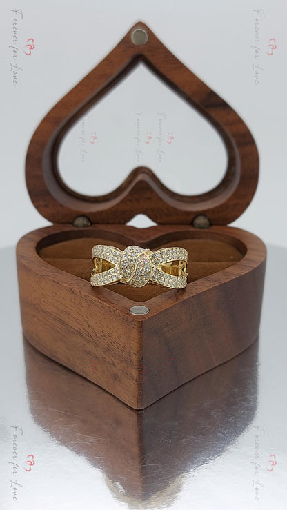 Round Moissanite Wedding Band