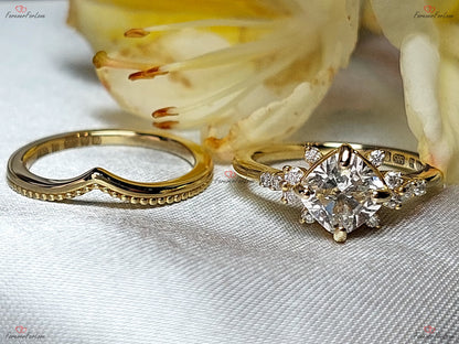 1.5 Ct IGI Certified Cushion Lab Diamond Engagement Ring