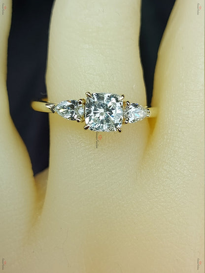 1 Ct GIA Certified Cushion Diamond Engagement Ring