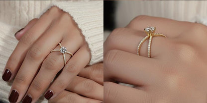 Round Lab Diamond Ring