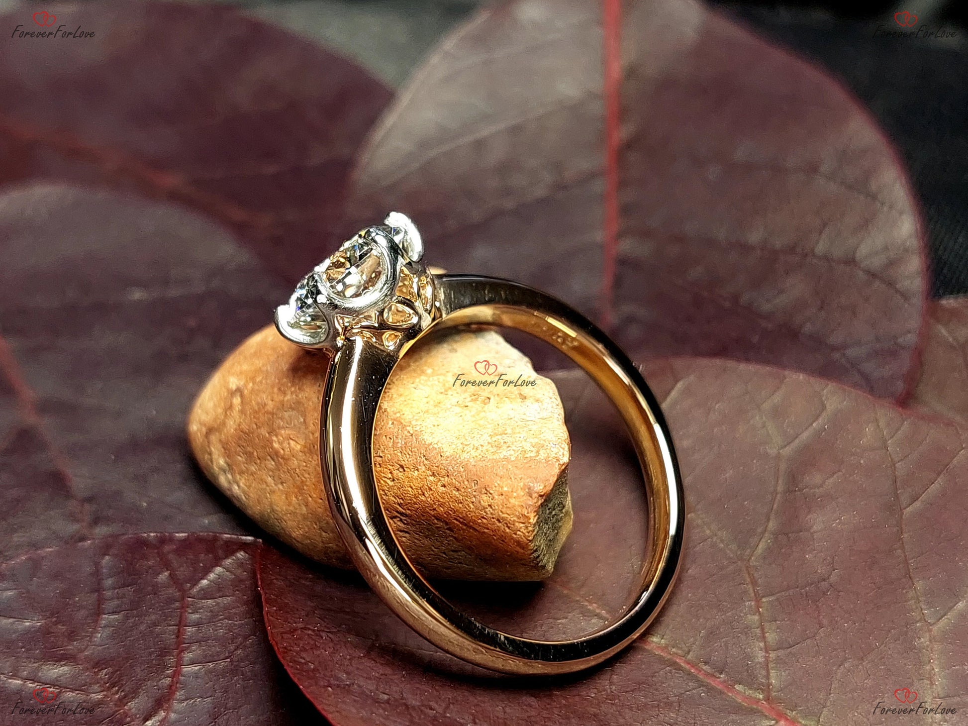 1.9 Ct Round Diamond Solitaire Engagement Ring
