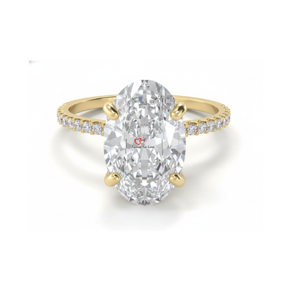 Blake Lively Ring White Sapphire Engagement Ring Oval Cut Rose Gold Diamond Ring Forever For Love