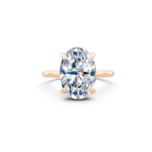 1 Carat Solitaire Natural Oval Diamond Ring Forever For Love