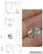 Forever 5.55ct Oval Lab Diamond IGI Certified Forever For Love