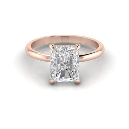 1.0 -  Emerald Cut Lab Grown Diamond Ring IGI Certified Solitaire Engagement Ring Forever For Love